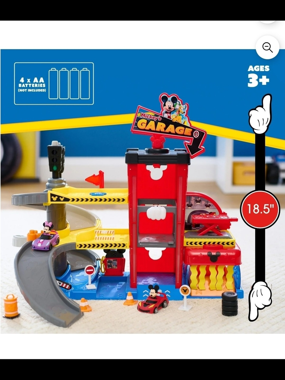 Disney Junior Mickey Mouse Ready to Race Garage Lights and Sounds - Picture 4 of 12